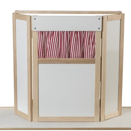 CHILDCRAFT Dry-Erase Tabletop Puppet Theatre, 30-3/4 x 7-3/4 x 29 Inches 067175